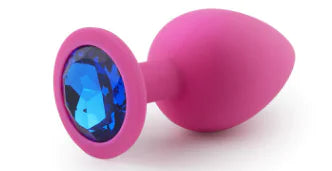 Colorful Silicone Anal Plug - Adult Pleasure Toy